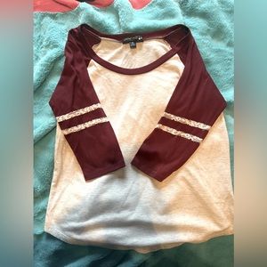 Medium Baseball Tee. Living Doll Brand.